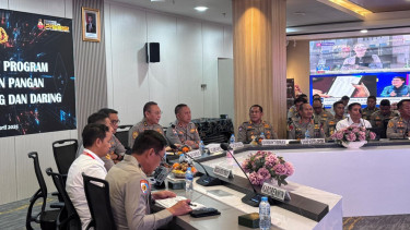 Polri rapat analisa dan evaluasi (anev) terkait ketahanan pangan jagung.