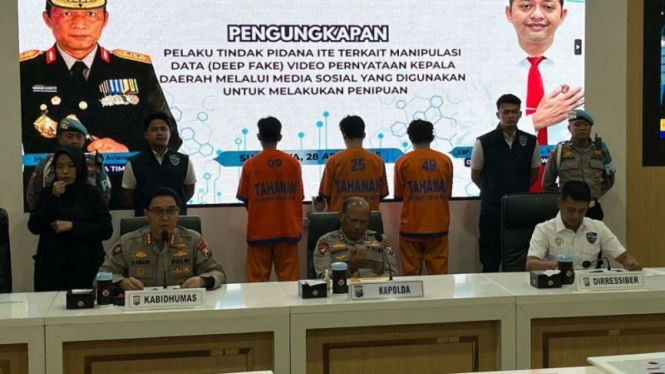 Pembuat video hoaks Gubernur Jawa Timur Khofifah Indar Parawansa ditangkap