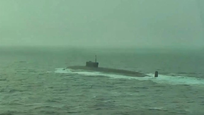 VIVA Militer: Kapal selam nuklir Krasnoyarsk (K-571) militer Rusia