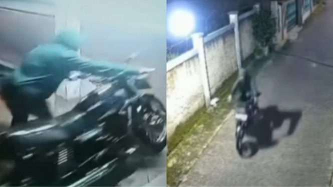 Viral Motor Intel Milik Polisi di Depok Digondol Maling