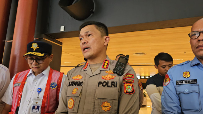 Kapolres Bandara Soetta Kombes Pol Ronald FC Sipayung di Bandara Soetta, Tangerang