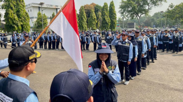 Pelepasan keberangkatan Petugas Haji Indonesia