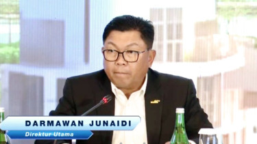 [Direktur Utama Bank Mandiri, Darmawan Junaidi, dalam telekonferensi pers Paparan Kinerja Kuartal I-2025 Bank Mandiri, Selasa, 29 April 2025]