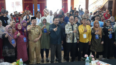 sosialisasi program MBG yang dilaksanakan di Gedung serbaguna Istanaku, Bekasi. 