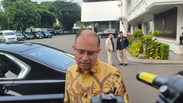 Duta Besar India untuk Indonesia, Sandeep Chakravorty di Kompleks Istana Kepresidenan, Jakarta Pusat, Rabu, 30 April 2025
