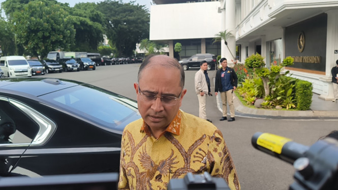 Duta Besar India untuk Indonesia, Sandeep Chakravorty di Kompleks Istana Kepresidenan, Jakarta Pusat, Rabu, 30 April 2025