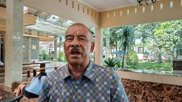 Komisaris PT Persib Bandung Bermartabat, Umuh Muchtar (Foto: Dede Idrus) 