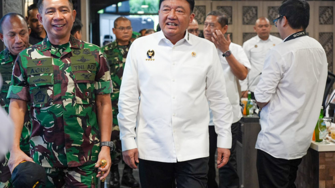 VIVA Militer: Menkopolkam RI Budi Gunawan dan Panglima TNI di Subden Mabes TNI