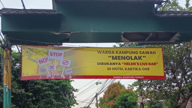 Warga Tolak Helen’s Night Mart di Lenteng Agung