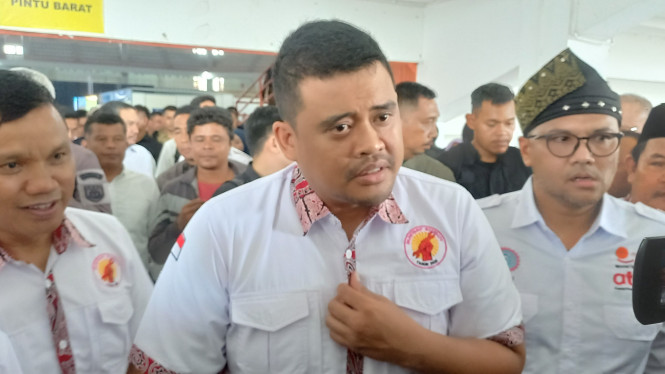 Gubernur Sumatera Utara (Sumut) Bobby Nasution. (B.S.Putra/VIVA)
