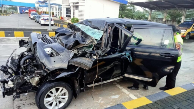 Foto Innova Alamudin yang kecelakaan (istimewa)