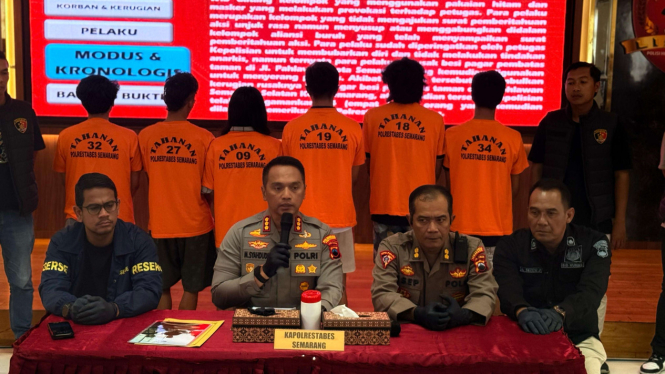 Polrestabes Semarang Tetapkan 6 Tersangka Kerusuhan Demo May Day