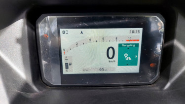 Tampilan Honda RoadSync di PCX 160