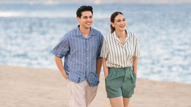 Luna Maya bersama Maxime Bouttier