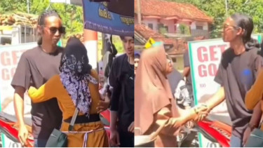 Pedagang Berterima Kasih ke Seniman Tugu Biawak