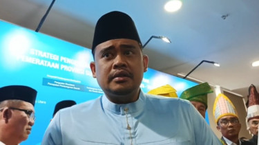 Gubernur Sumatera Utara (Sumut), Bobby Nasution. (B.S.Putra/VIVA)