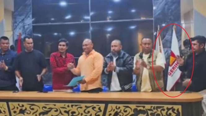 Ormas GRIB Bali Bawa Atribut Partai Saat Pelantikan, Gerindra Buka Suara