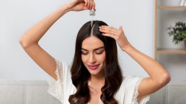 ilustrasi serum rambut