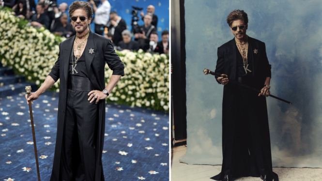 Penampilan Shah Rukh Khan di Met Gala 2025.