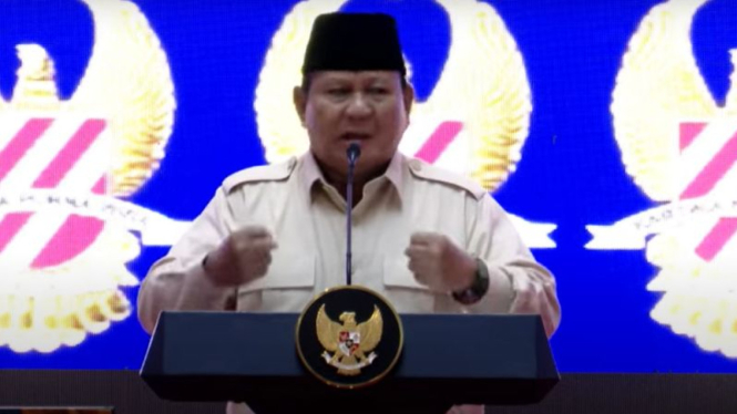 Presiden RI Prabowo Subianto.