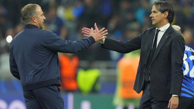 Simone Inzaghi dan Hansi Flick