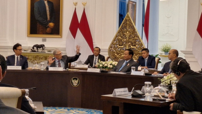 Presiden Prabowo Melakukan Pertemuan dengan Bill Gates