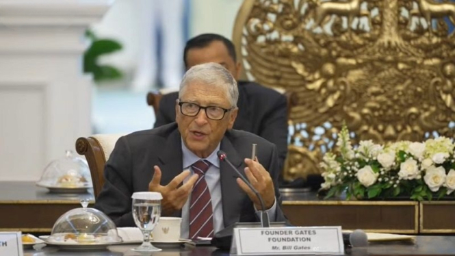 Pendiri Gates Foundation Bill Gates di Istana Negara, 7 Mei 2025 