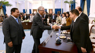 Pengusaha Haji Isam ikut dampingi Prabowo Subianto bertemu Bill Gates