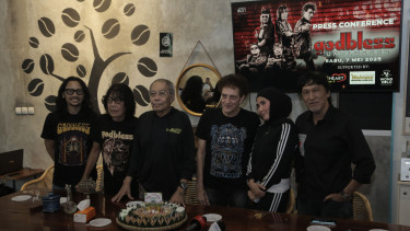 Konferensi pers konser "Godbless Unplugged"