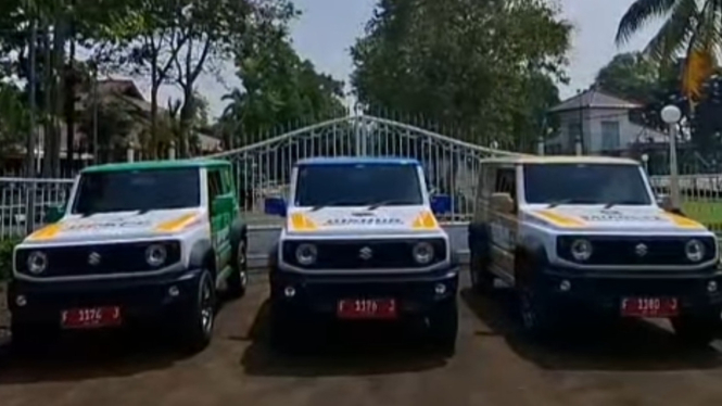 Viral mobil dinas Pemkab Bogor Suzuki Jimny
