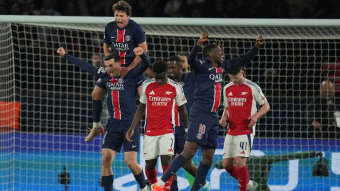Paris Saint-Germain vs Arsenal di Liga Champions