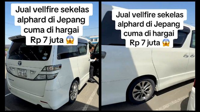 Video Toyota Vellfire bekas dihargai cuma Rp7 juta