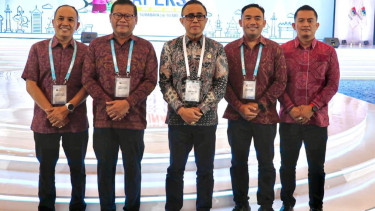 Wali Kota Jaya Negara dalam acara Munas VII APEKSI di Surabaya 8 Mei 2025