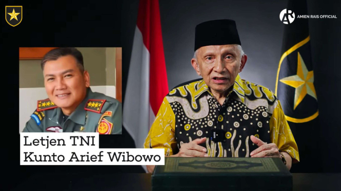 Amien Rais Curiga soal Mutasi Letjen Kunto