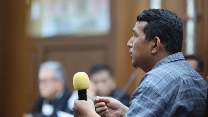 Satpam di DPP PDIP Nurhasan