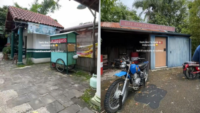 Suasana Kampung Indonesia di Kebun Binatang Sydney