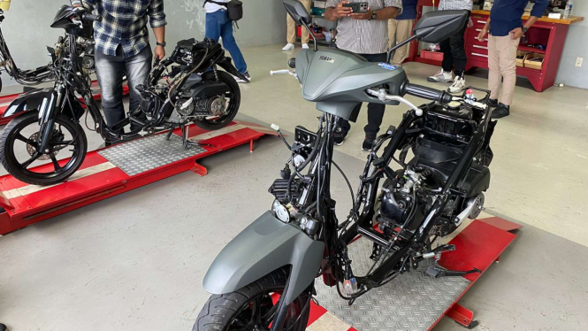 Bedah perbedaan Yamaha Gear Ultima Hybrid dan Gear 125