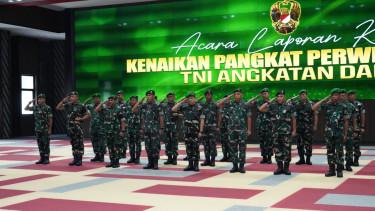 VIVA Militer: Kasad pimpin upacara Laporan Kenaikan Pangkat