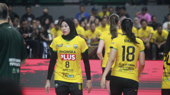 Pemain Gresik Petrokimia Pupuk Indonesia Megawati Hangesti Pertiwi (dok Proliga 2025)