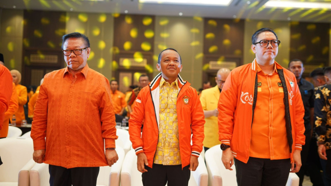 Bahlil Lahadalia, Agung Laksono, dan Dave Laksono