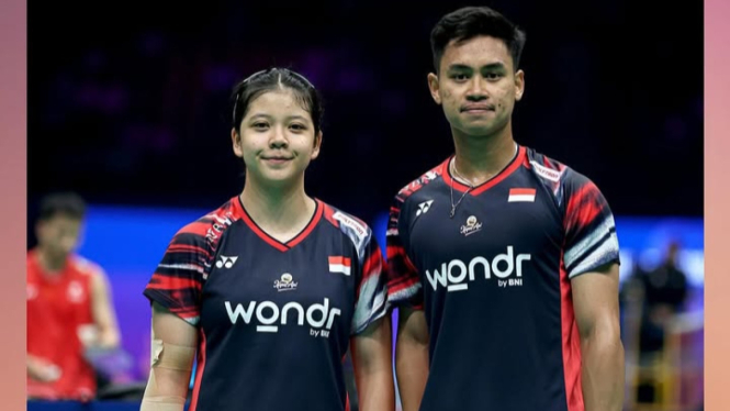 Ganda campuran Indonesia Jafar Hidayatullah/Felisha Alberta Nathaniel Pasaribu.