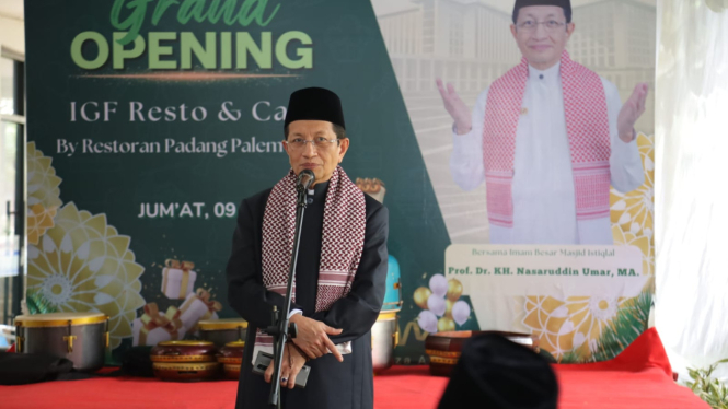 Menteri Agama Nasaruddin Umar di Jakarta (doc. Istimewa)