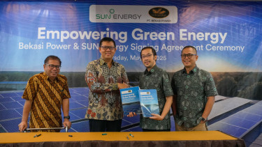 Kerja sama Sun Energi dan Bekasi Power.
