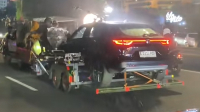 Proses syuting mobil Honda HR-V