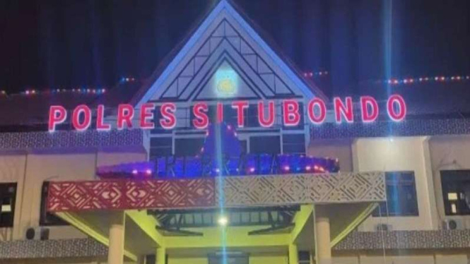 Polres Situbondo, Jawa Timur.