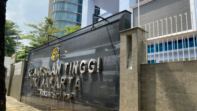 Kejaksaan Tinggi DKI Jakarta terpantau sepi pada Rabu 14 Mei 2025