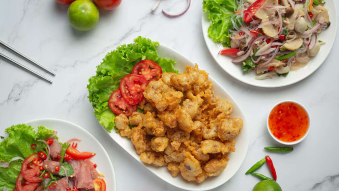Ayam Popcorn Sambal Matah