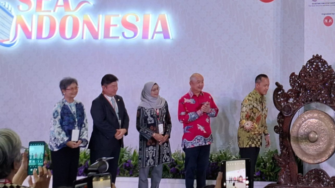 [Pembukaan Event 'SEA Indonesia 2025' di JIExpo Kemayoran, Jakarta Pusat, Rabu, 14 Mei 2025]