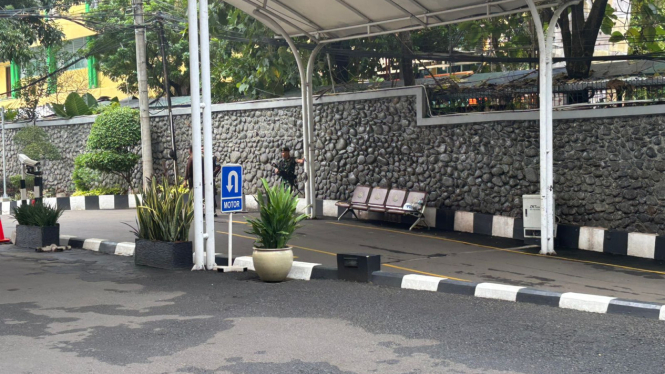 Pintu masuk gedung Kejaksaan Agung (Kejagung)