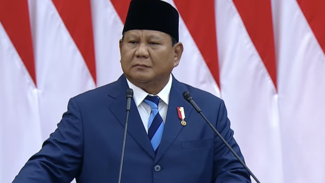 Presiden Prabowo Subianto dalam Sidang ke-19 Session of the Conference of the Parliamentary Union of the OIC Member States (PUIC) atau Persatuan Parlemen Negara-Negara yang tergabung dalam Organisasi Kerjasama Islam (OKI)